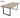 Sleek & Slender Rustic Dining Table - Grey Wash