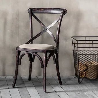 French Cafe Style Chair Set of 2 TRL Handmade Furniture