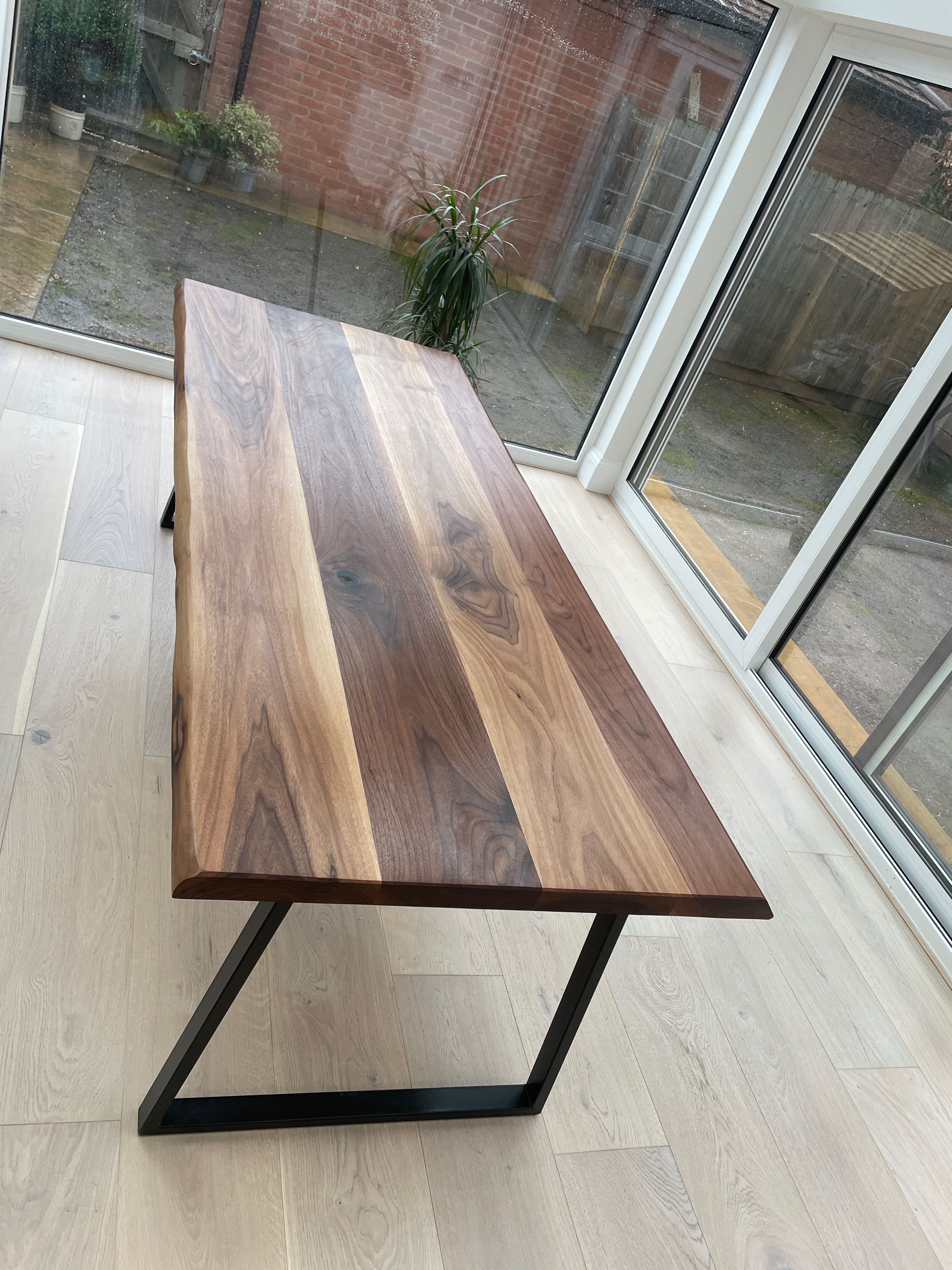 Luxury Walnut Dining Table – Handmade & Timeless Design