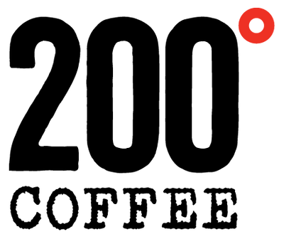 200 coffee logo