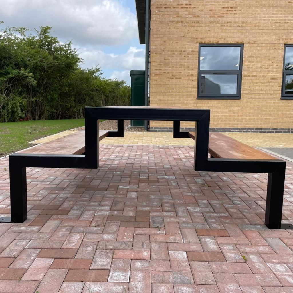 Azrec Sun Table Aztec Picnic Table with Fixed Benches | Bespoke, Custom sizes – TRL ...