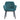 Serenza Peacock Blue Velvet Dining Chair