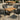 Chunky Slatted Commercial Outdoor Coffee Table