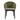Monroe Dining Chair – Black Ash Solid Wood with Olive Green Velvet Upholstery