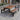 Commercial Iroko Aztec Picnic Table with Fixed Benches