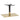Gold Tip Single Rectangular Coffee Table Base