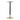 Gold Tip Small Round Poseur Height Pedestal Base - Black/Brass