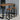Iroko Round Outdoor Bar Stool