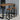 Iroko Round Outdoor Bar Stool
