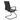 Nova Bonded Leather Cantilever Black Frame Office Chair - Black