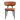 Elysian Dining Chair – Rustic Orange Fabric (Set of 2)