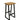 Premium Solid Oak Square Outdoor Commercial Bar Stool