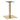 Prestige Large Square Dining Height Pedestal Base - Brass
