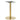 Prestige Small Round Dining Height Pedestal Base - Brass