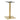 Prestige Small Square Dining Height Pedestal Base - Brass