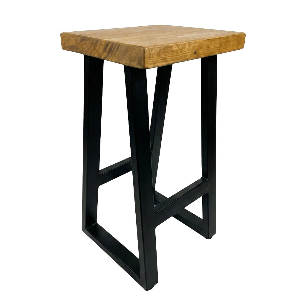 Homade Rustic Bar Stools Rustic Breakfast Bar Stool | Handmade Breakfast Bar Stool – TRL ...
