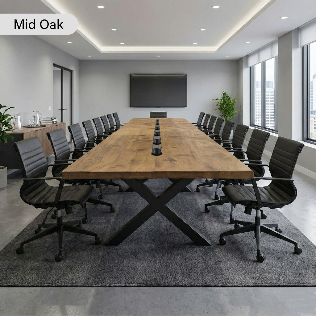 Rustic Canadian Conference Table | Bespoke, Customized Conference Table ...