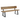 Rustic Industrial Canadian Bench with Back