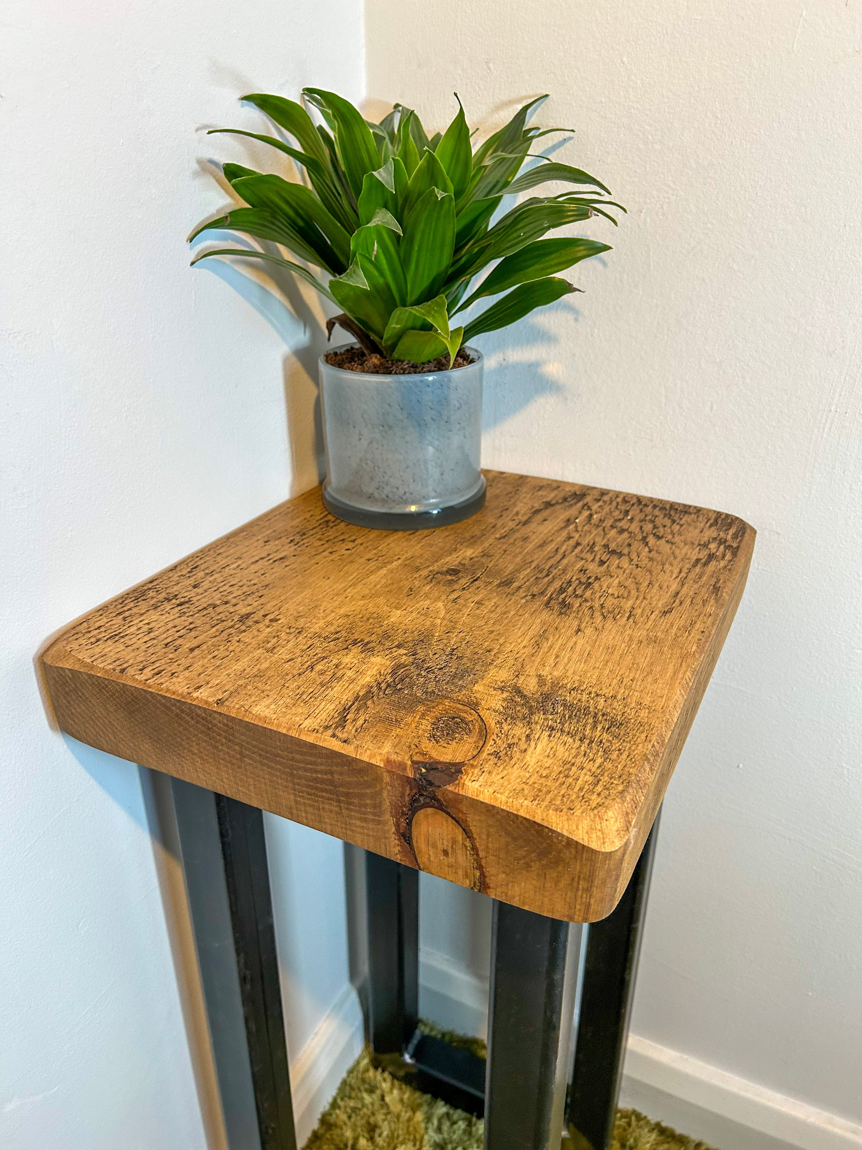 Rustic Canadian Pine Side Table