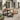 Slatted Iroko Outdoor Picnic Table with Fixed Benches
