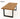 Sleek & Slender Rustic Dining Table - Mid Oak
