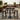 Sleek & Slender Rustic Slatted Outdoor Large Square Poseur Table