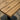 Sleek & Slender Rustic Slatted Outdoor Square Poseur Table