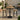 Sleek & Slender Rustic Slatted Outdoor Round Poseur Table