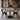 Sleek & Slender Rustic Small Square Pedestal Table
