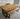 Sleek & Slender Rustic Dining Table - Mid Oak