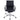 Slimline Medium Back Leather Office Chair - Black