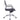 Slimline Medium Back Leather Office Chair - Black
