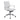Slimline Medium Back Leather Office Chair - White