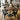 Solid Walnut Small Round Pedestal Table