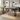 Oak breakfast bar in modern kitchen setting