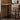 Staved Oak Large Square Poseur Table