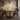 Staved Oak Small Square Pedestal Table