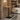 Staved Oak Small Square Poseur Table