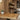 Staved Oak Large Square Poseur Table