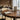 Staved Walnut Large Round Pedestal Table