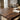 Staved Walnut Large Square Pedestal Table