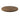 Staved Walnut Small Round Poseur Table