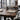 Staved Walnut Small Square Pedestal Table