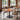 Staved Walnut Square Pedestal Table – Set of 5