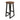 Staved Walnut Round Breakfast Bar Stool