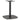 Nord Large Square Dining Height Pedestal Base - Black