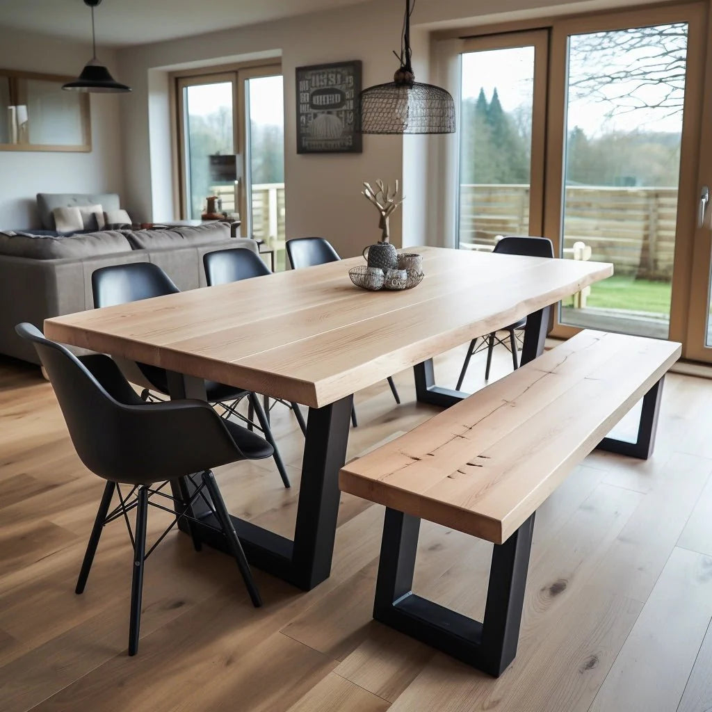 Elegant Beech Dining Table
