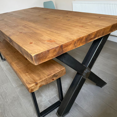 Chunky and Sturdy Dining Table - TRL Handmade Furniture