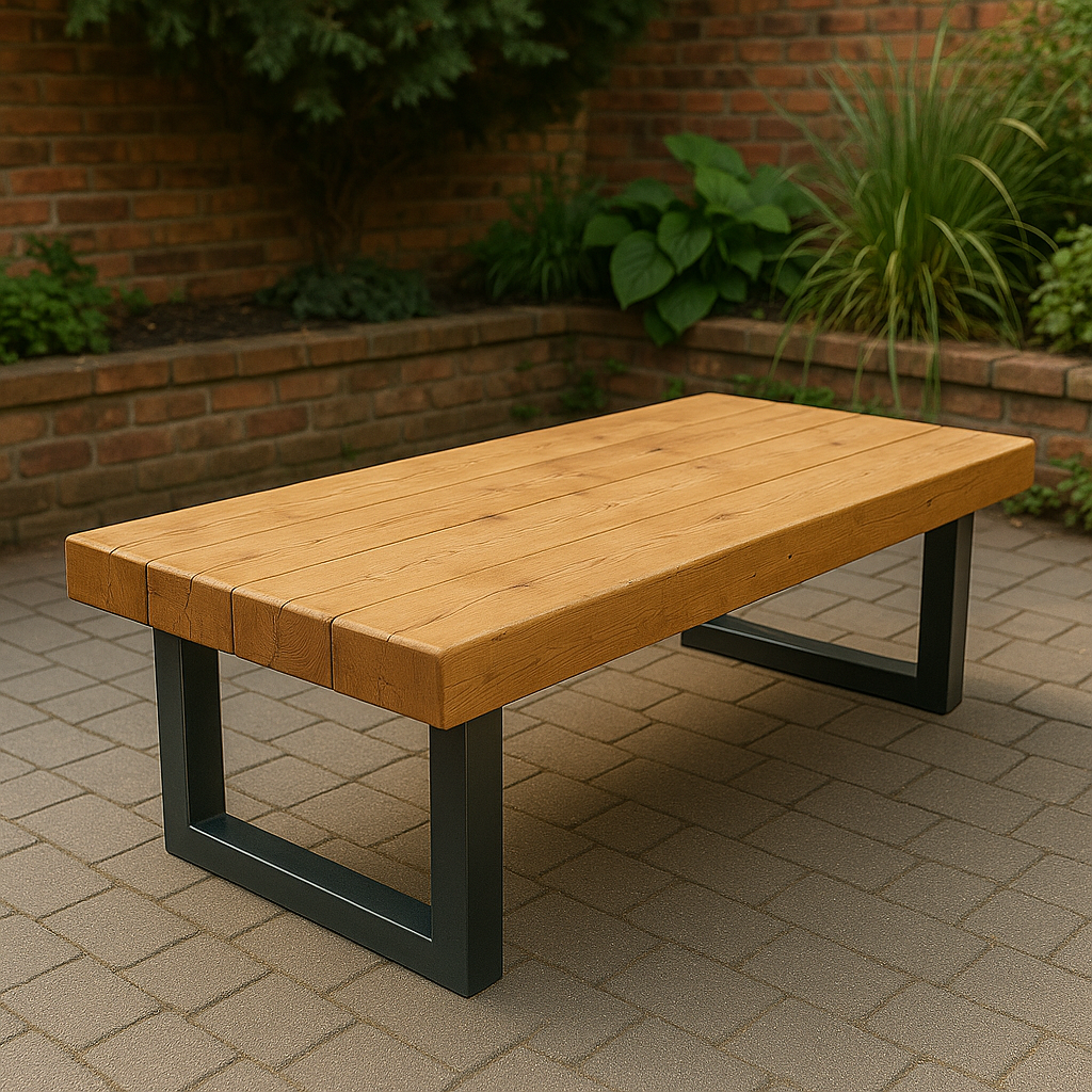 Chunky Outdoor Handmade Coffee Table