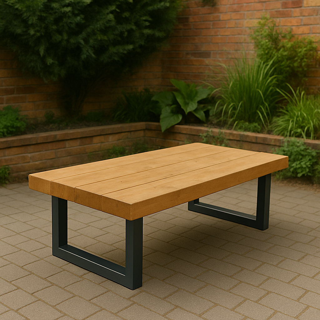 Chunky Outdoor Handmade Coffee Table